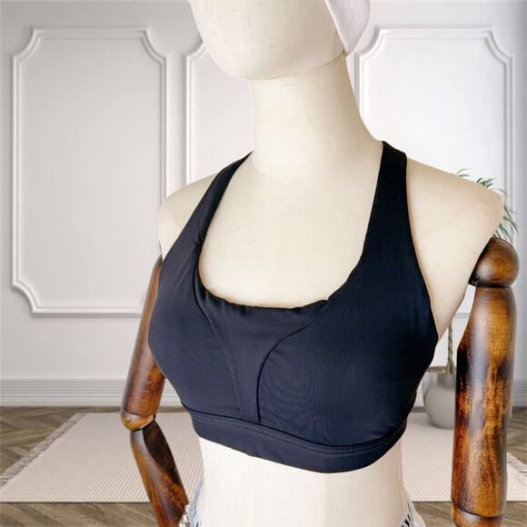 Women's lululemon Stash It All Bra Medium Support (Black 6) - Picture 1 of 7